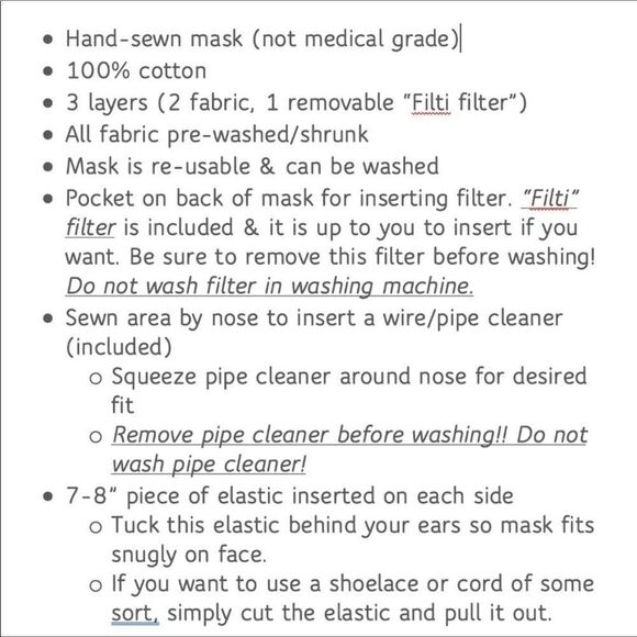 2/$15 - Sugar Skulls Mask, Face Mask, Black Sugar Skulls, Filti Filter - Picture 14 of 15